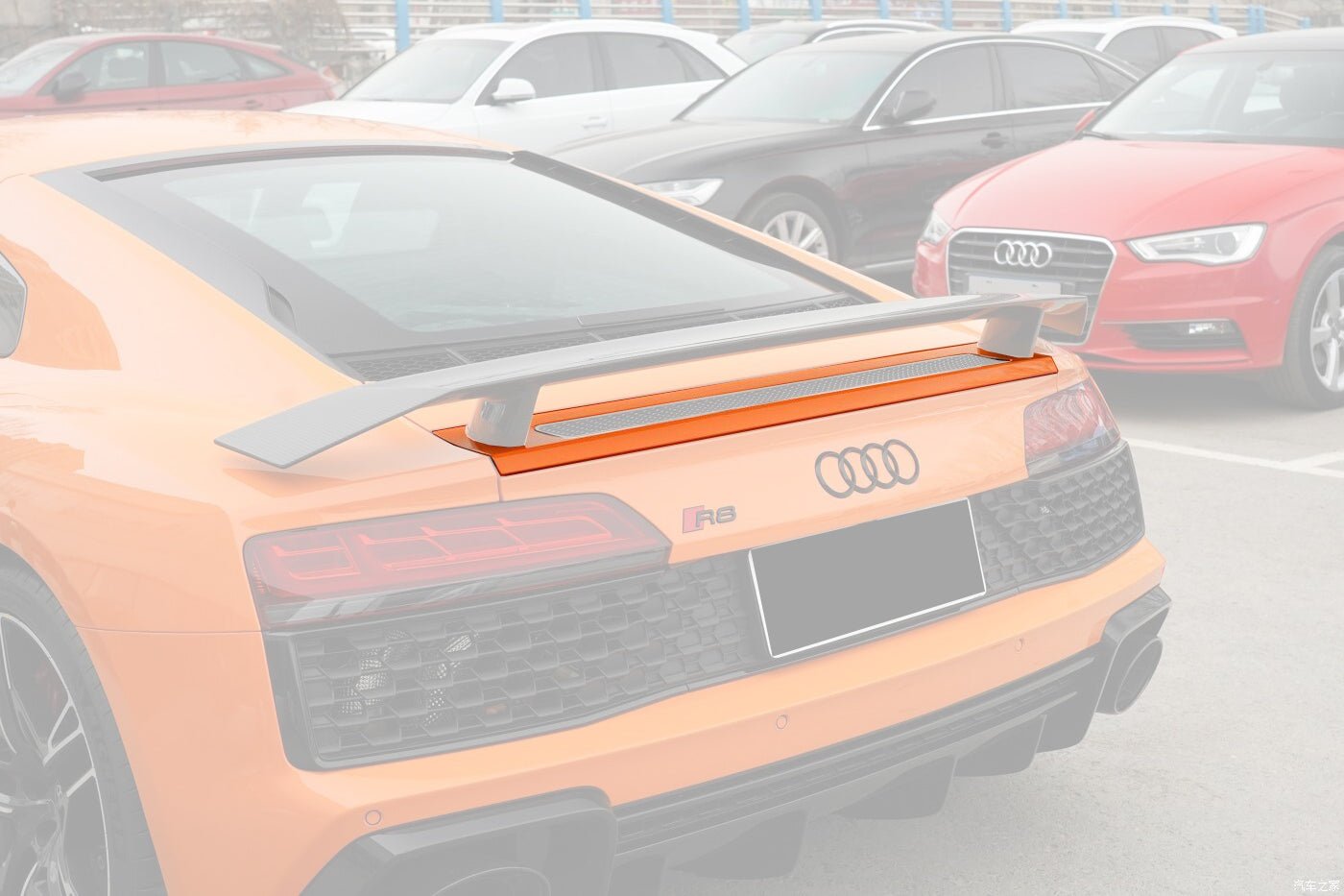 2016 - 2019 Audi R8 GEN2 V10 PLUS Coupe ONLY Carbon Fiber Wing Base